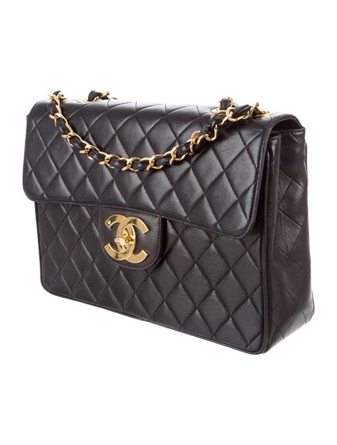 chanel large jumbo flap bag|authentic Chanel classic flap bag.